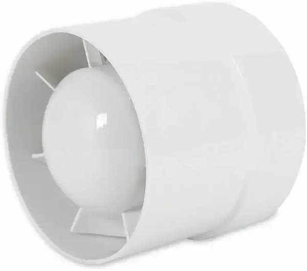 Udsugningsventilator, Højkvalitets ABS, Stille Drift,HVID