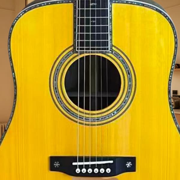 Gitarr, Klassisk Stil, Ebenholts Greppbräda,GUL
