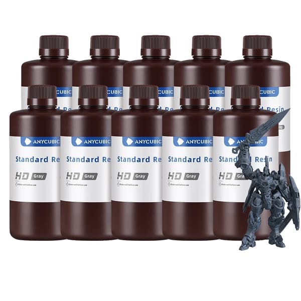 3D-skrivarharpiks, hög precision, snabb härdning,10kg HD Grå
