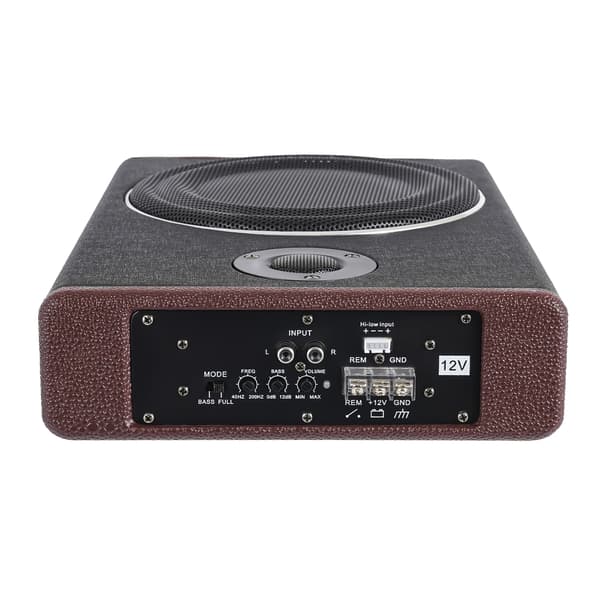 Bilsubwoofer, Kraftfullt Ljud, Under Sätet Montering,Svart