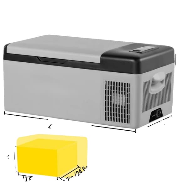 Bil Mini Køleskab, Effektiv Kold, Bærbart Design,15L