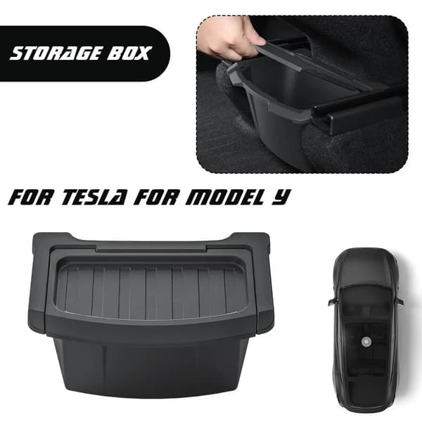 Bagagerumsopbevaringsboks, Holdbart ABS, Nem Installation,sort