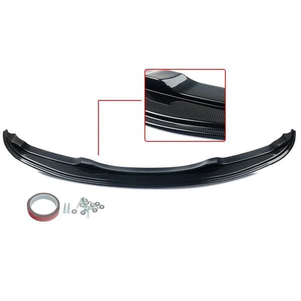 Front Bumper Splittere, ABS Plast, Kompatibel med E90 E91,Kulfiberlook