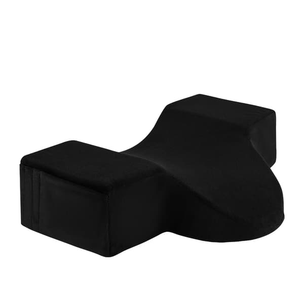 Øjenvippepude, Hukommelsesskum, U-formet Design,sort