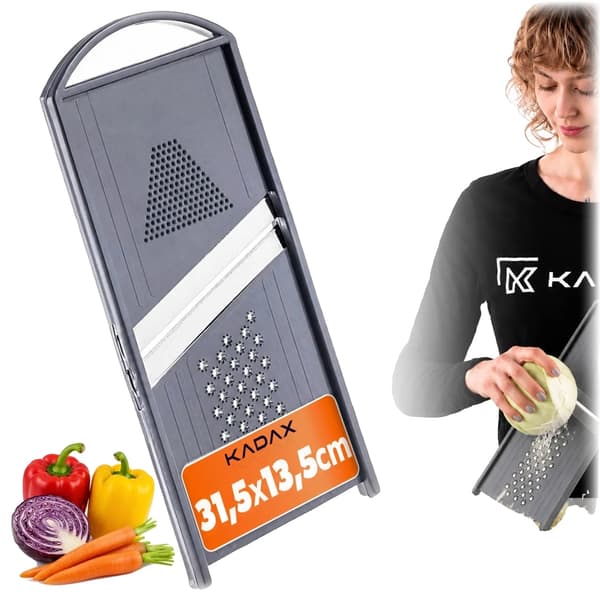 Grönsaksskärare, Ergonomisk Design, Mångsidiga Blad,GRÅ