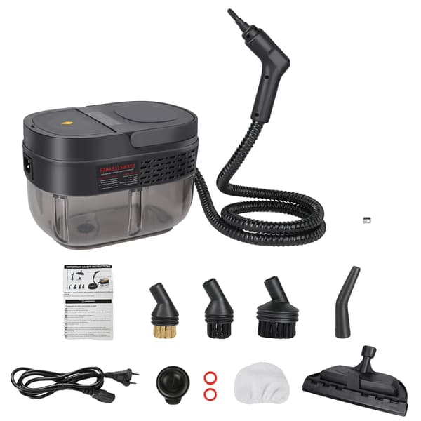 Damprenser, 1600ml Vandtank, Justerbar Dampkontrol,sort