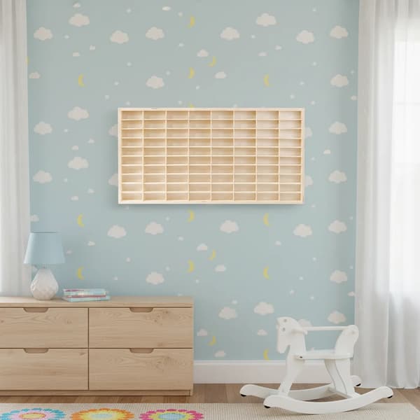 Smyckeshylla, Solid Trä Konstruktion, Platsbesparande Design,TT2320902