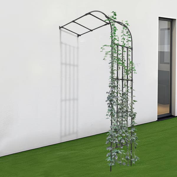 Trädgårdsgaller, Robust Stål, Modern Design,svart