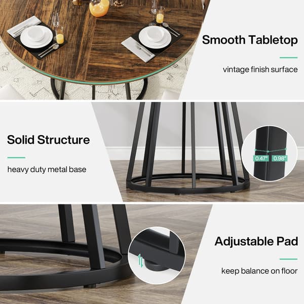 Spisebord, Moderne Design, Nem Vedligeholdelse,Brun