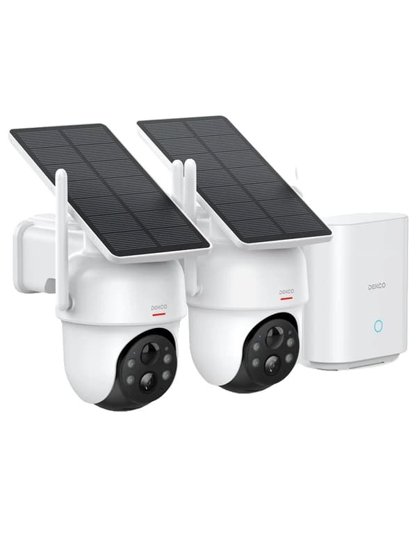 Solkamera System, Trådløs Opsætning, Bevægelsessporing,Beige