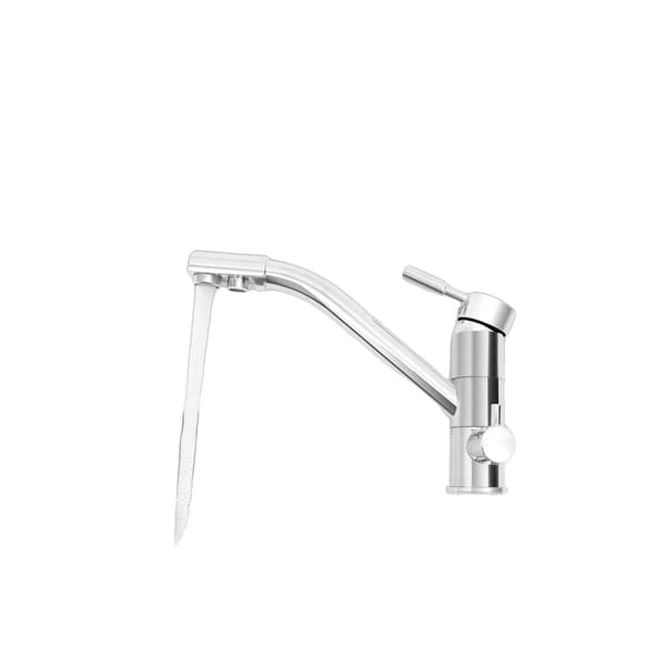 Vattenkran, 3-vägsdesign, högkvalitativ mässing,Silver