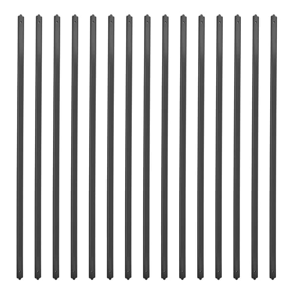 Aluminium Dæk Balustre, 50 Pakke, Nem Installation,lige