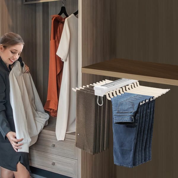 Dra Ut Byxställ, Dubbelradig Design, Hållbara Material,Beige
