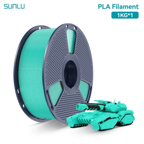 3D-skrivarfilament, PLA-material, 1,75 mm diameter,Mintgrön