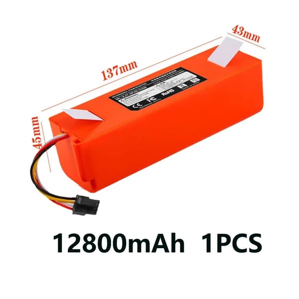 Robotstøvsuger Batteri, 14.4V, 12800mAh,12.8A