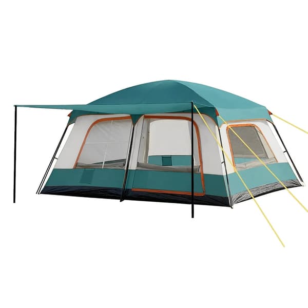 Campingtelt, rummelig design, hurtig opsætning,grøn