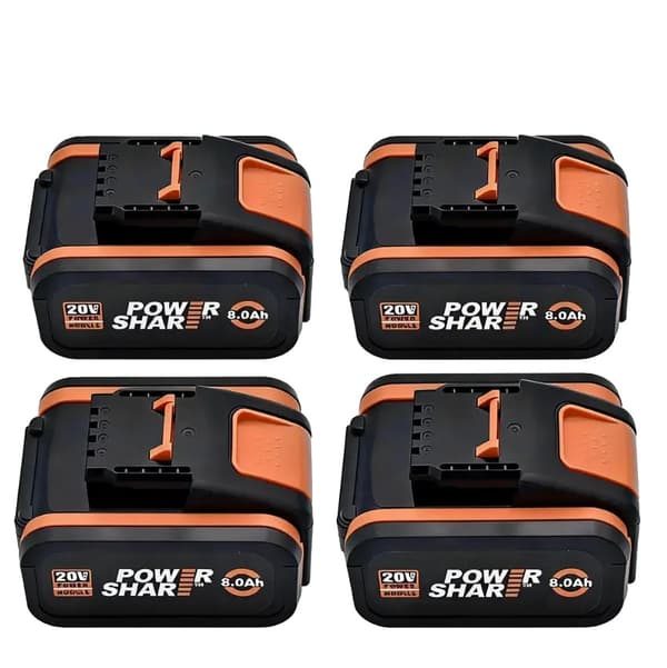 Batteribyte, 20V, 8000mAh kapacitet,20V 8.0Ah X 4
