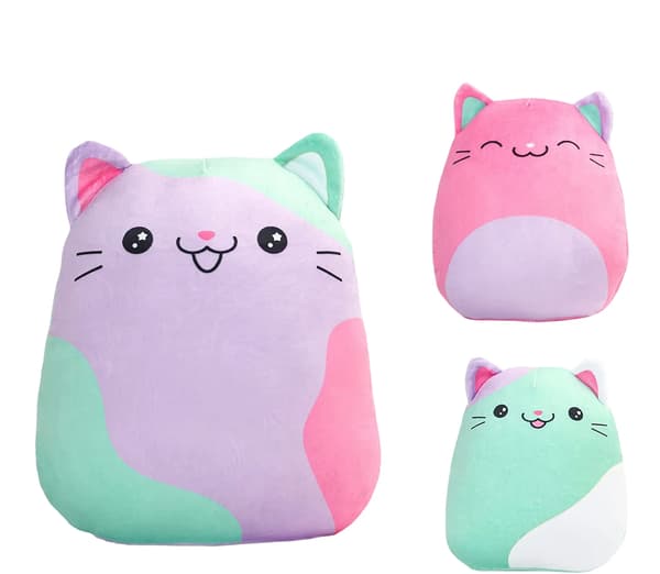 Plush Kattset, Mjukt Material, Hållbar Design,Brun