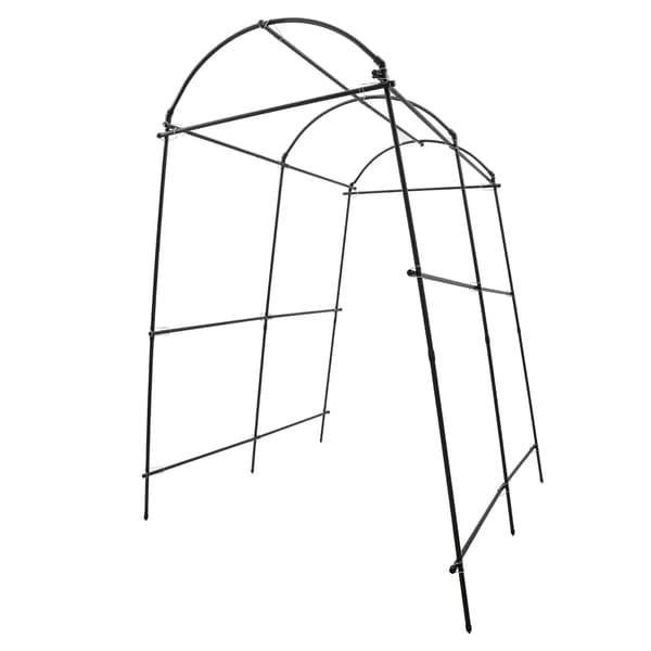 Trädgårdsgaller, Väderbeständig Design, Stöder Klättrande Växter,svart
