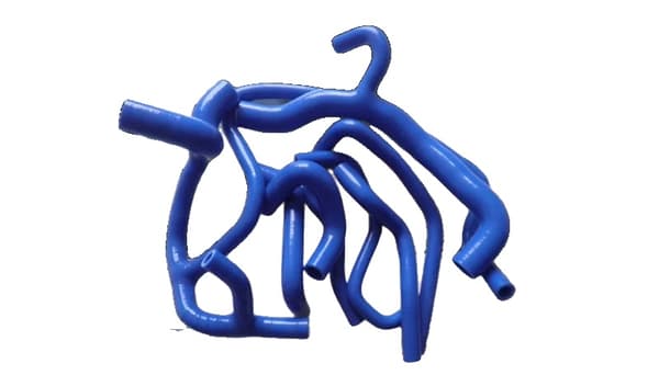 Kylarslang, Silikonmaterial, Högtrycksprestanda,Blå