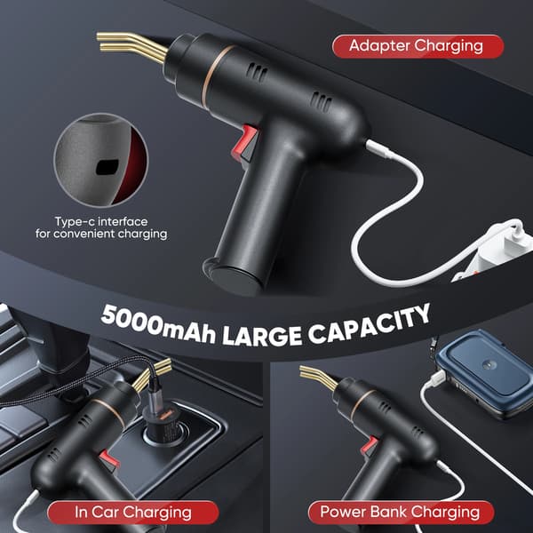 Plastsvetsare, Sladdlös Design, 5000mAh Batteri,A