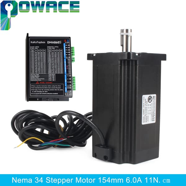 Stepper Motor, Maksimal Udgangsstrøm 8.2A, Justerbar Underopdeling,tilføj DMA860S