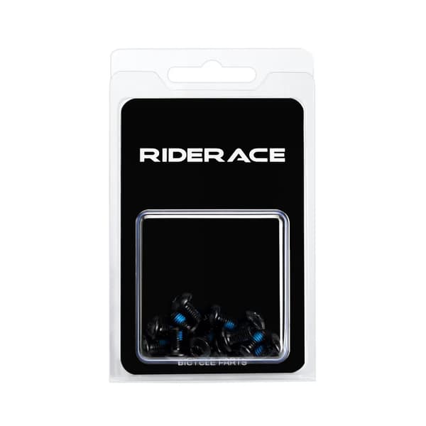 Cykeldiskbremse rotorbolte, holdbart rustfrit stål, Torx T25 design,sort
