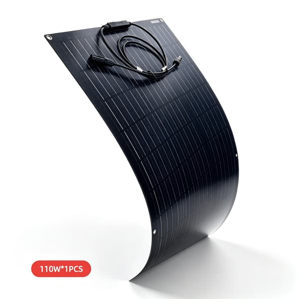 Fleksibel Solpanel, Høj Effektivitet, Bærbart Design,1stk 110w panel