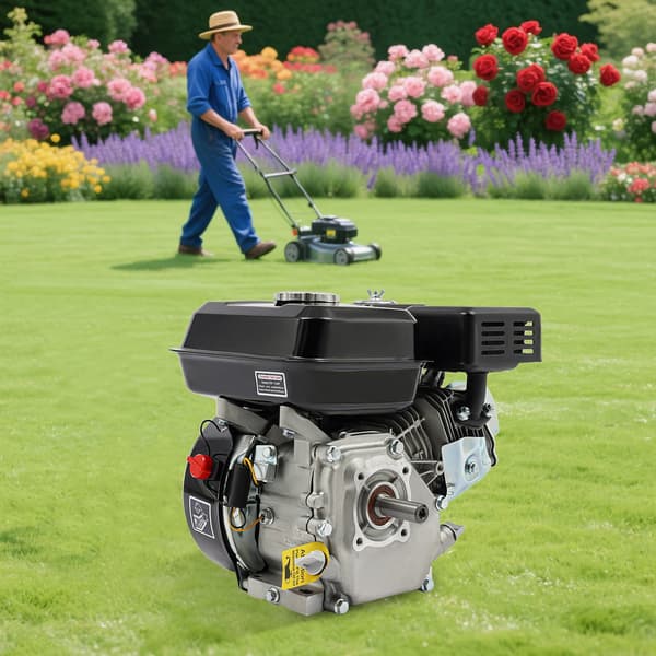 Benzinmotor, 7,5HK, 3600RPM,sort