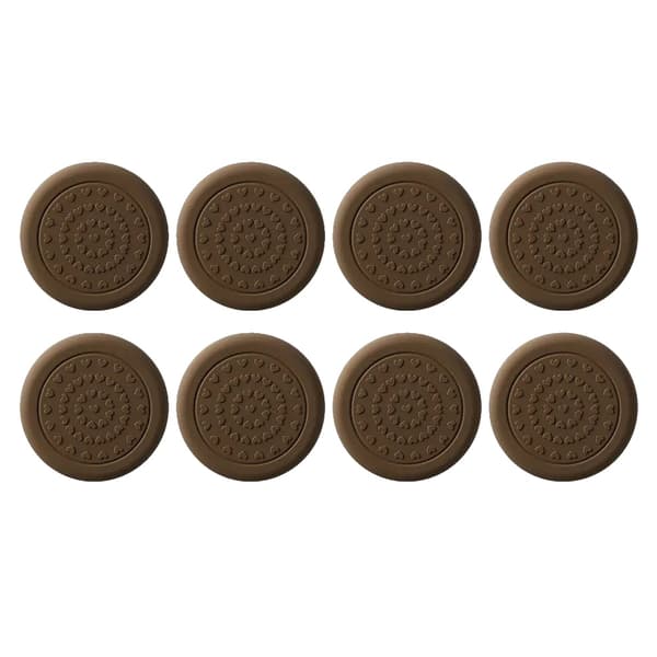 Møbelbenpuder, Støjdæmpning, Stærk Klæb,kaffe-Rund-3cm