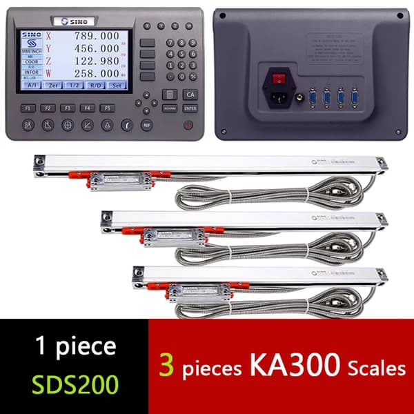 Digital avläsningsdisplaykit, stor LCD, hög precision,DRO-3PCS KA300