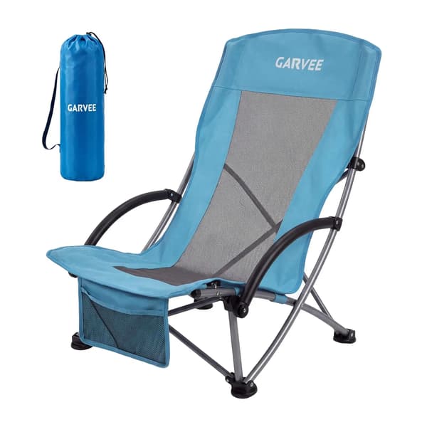 Strandstol, Lättviktig, Tungt Utrustad,Blå 1st