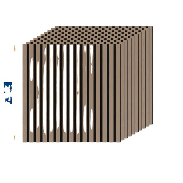 Akustiske paneler, premium lydabsorption, nem installation,10Pcs - 9mm tykkelse