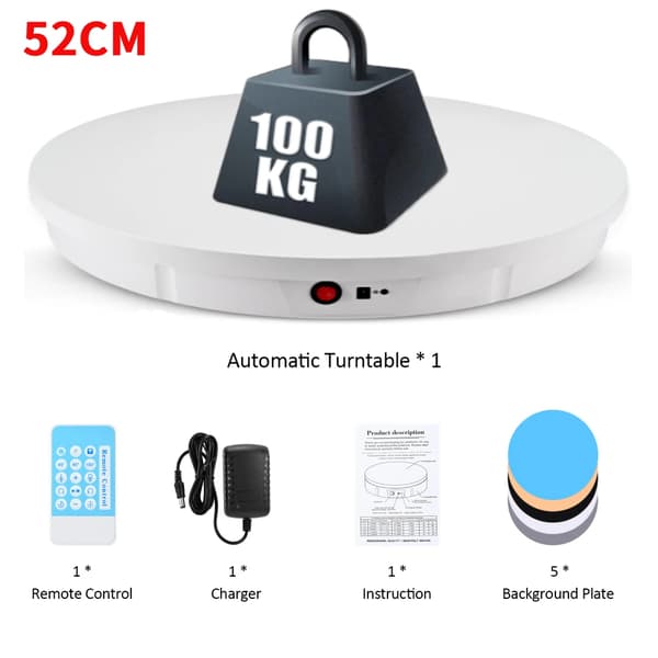 Displayställ, 360° rotation, hög viktkapacitet,52cm 100kg-a