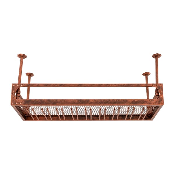Flydende Hylde, Justerbart Design, Elegant Vin Display,Brun