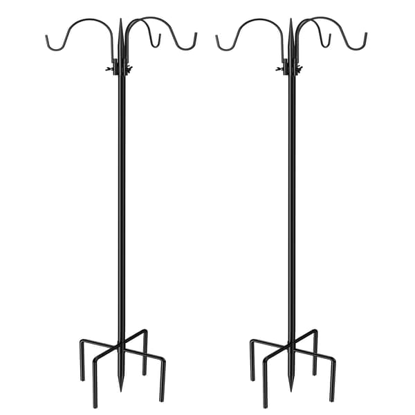 Have Shepherd Hook, Justerbar Højde, Stabilt Design,Hook-A 2Pcs