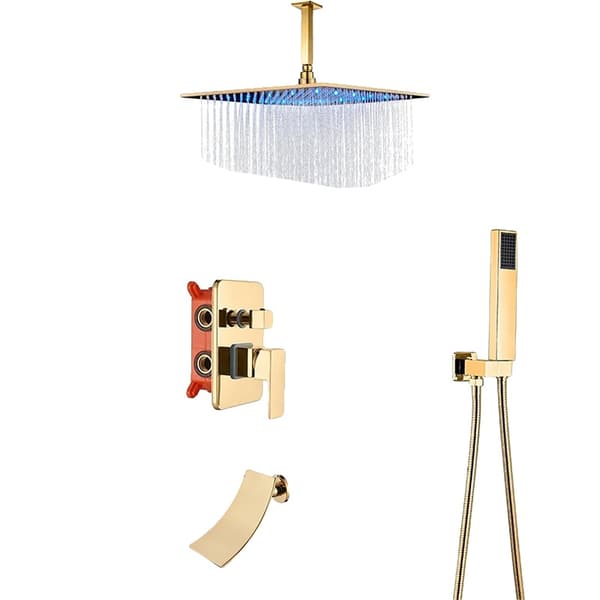 Bruserarmatur, Vandfald Design, Holdbare Materialer,12 tommer