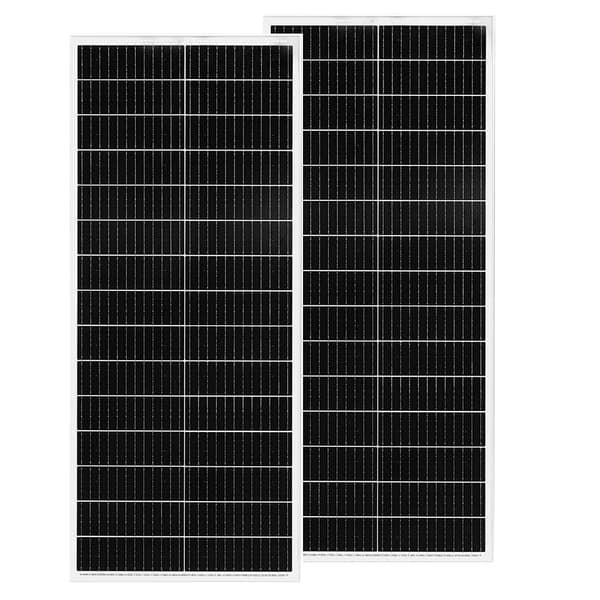 Solpanel, 100W Output, Monokrystallinsk Teknologi,2 stk 100W (200W)