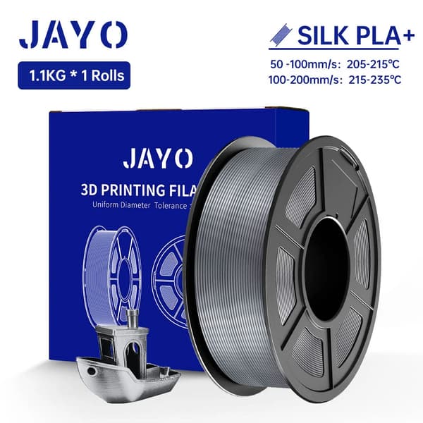 3D-skrivarfilament, PLA-material, hög prestanda,SILK Grå 1.1KG