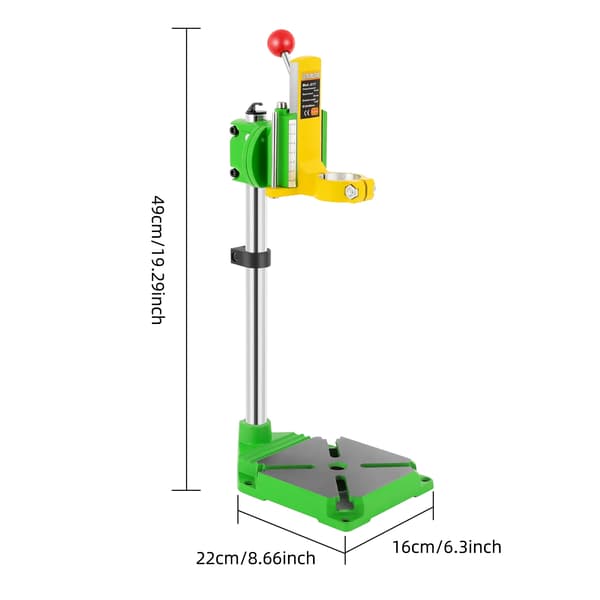 Borrstativ, 0-90° Rotation, Justerbar Klämma,MULTI