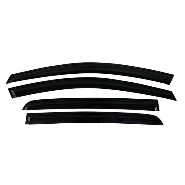 Sidofönster Vindavvisare, Allvädersventilation, Ingen Borrinstallation,svart
