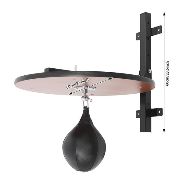 Speed Bag Platform, Vægmonteret Design, Inkluderer Tilbehør,Logfarve
