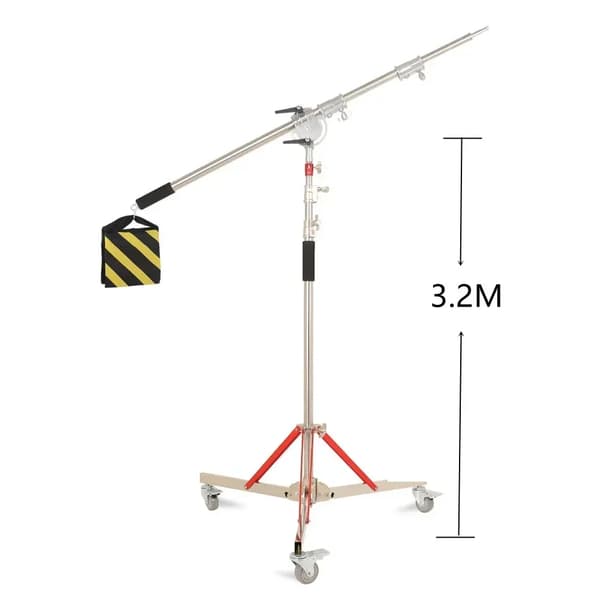 Fotografi Stativ, Justerbar Højde, Robust Design,320CM med arm