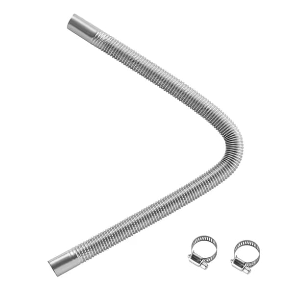 Afgasningsslange, Rustfrit Stål, Fleksibelt Design,23.6in