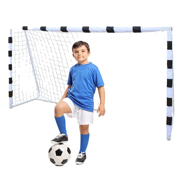 Fodboldmål, Bærbart Design, Holdbar Konstruktion,sort