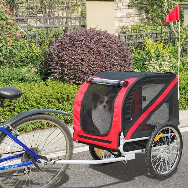Cykelvagn, Mångsidig Design, Hållbart Material,Röd
