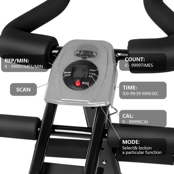 Ab Trainer, Fällbar Design, Multifunktionell Träning,svart