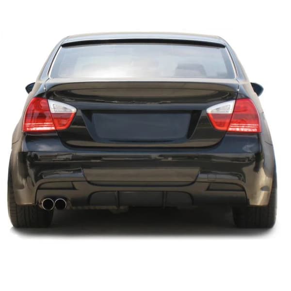 Bageste kofanger lip spoiler, ABS konstruktion, aerodynamisk design,sort