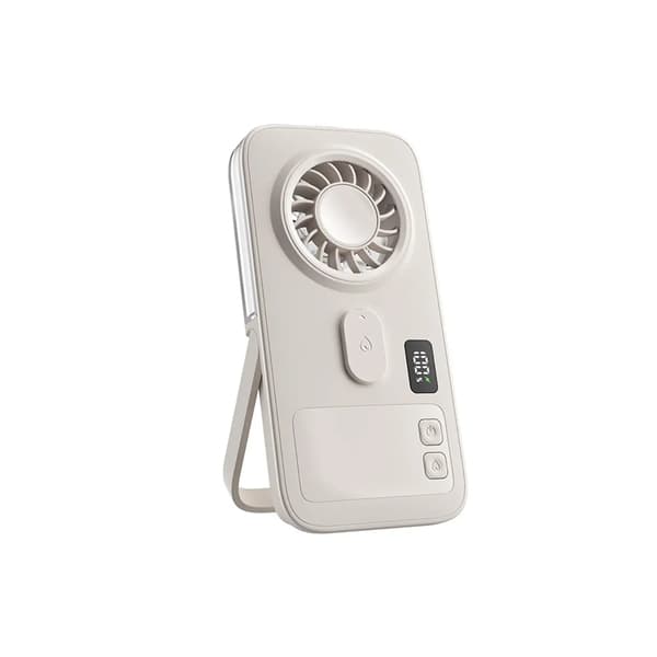 Køleventilator, Bærbart Design, Nano-Spray Teknologi,Hvid
