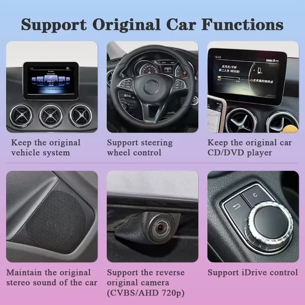 Trådløs CarPlay-modul, Android Auto-support, nem installation,Til Benz NTG 4.0